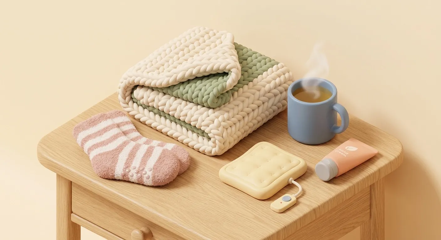 Comfort items care package for elderly parents