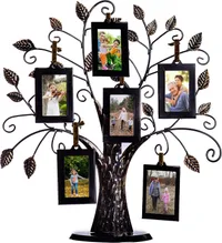 Family tree picture frame stand