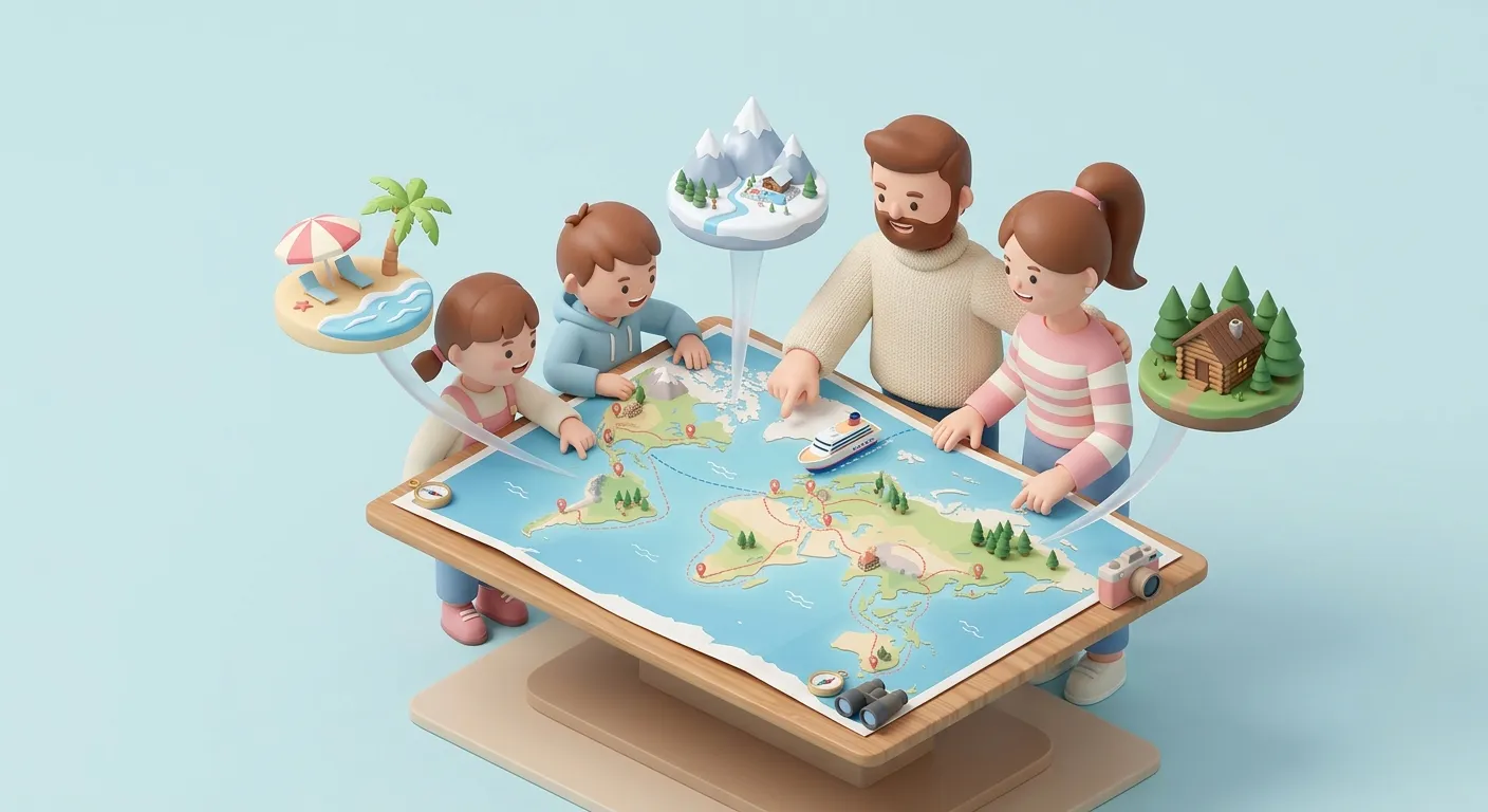 Choosing a multigenerational vacation destination