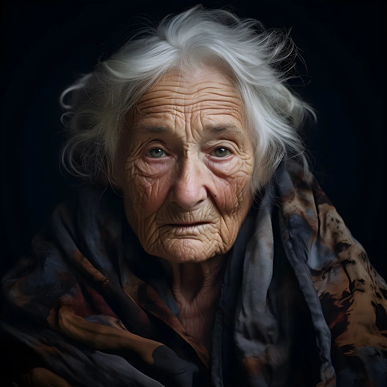 A grandmother reading a family newsletter in a comfortable armchair