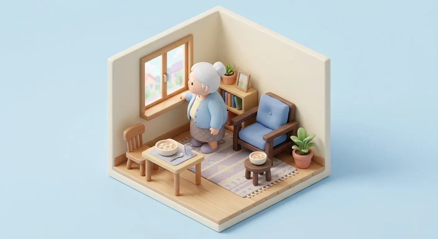 Signs of loneliness in elderly parents