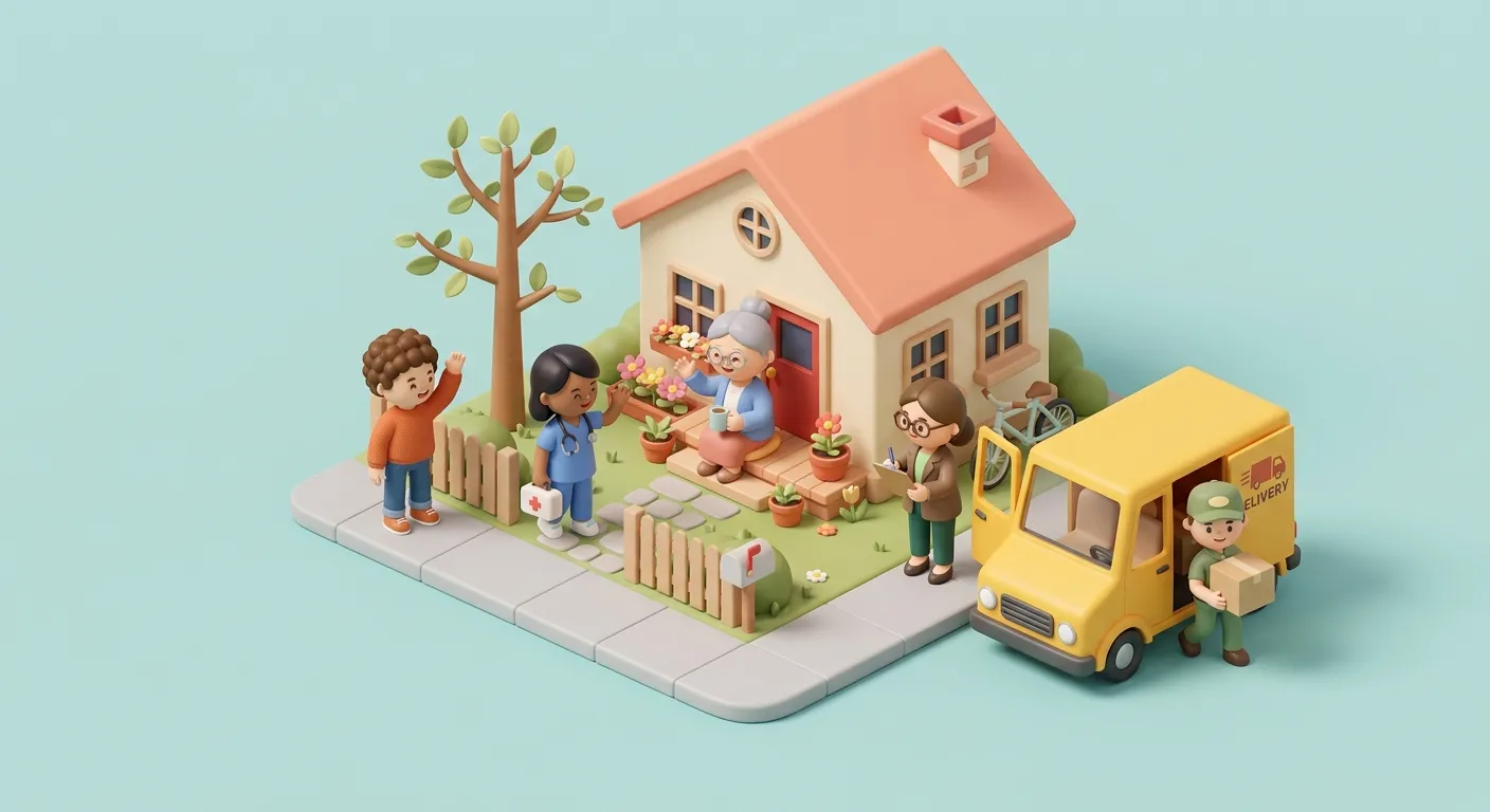 Building a local support network for long-distance caregiving