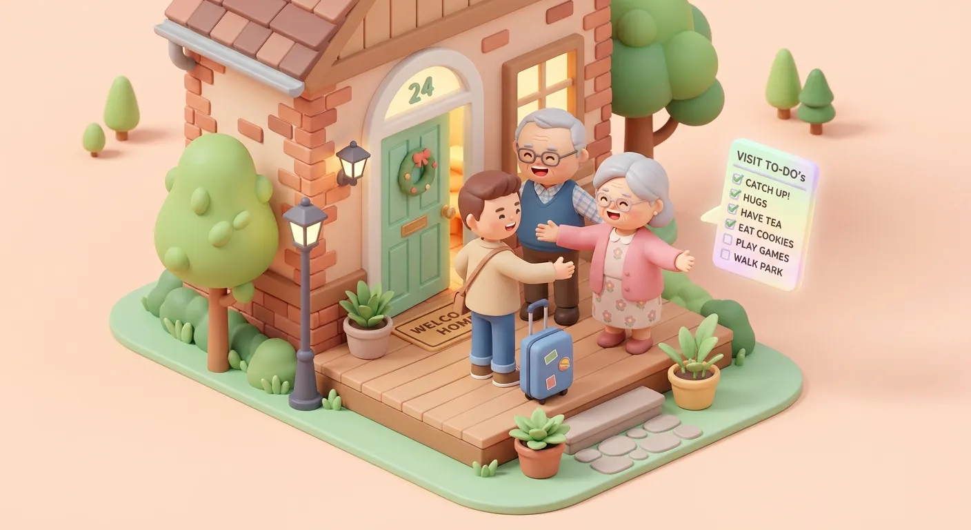 Planning meaningful visits with aging parents who live far away
