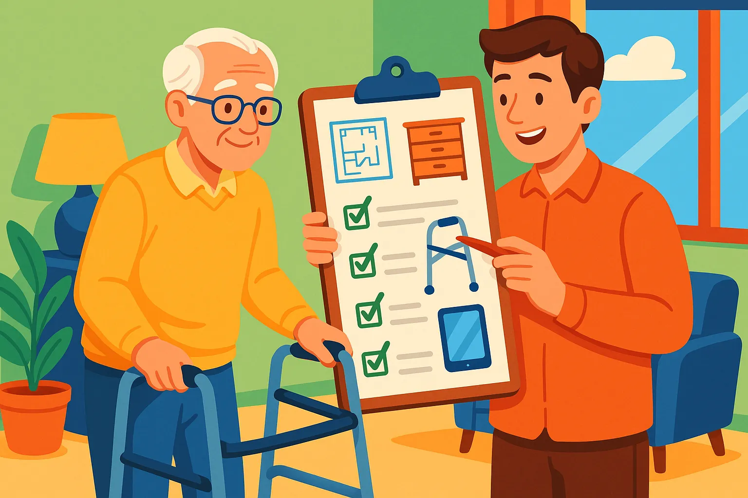 Illustration: Creating Your Moving to Assisted Living Checklist