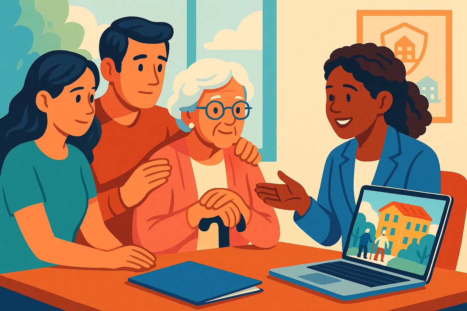 Illustration: Researching Assisted Living Options
