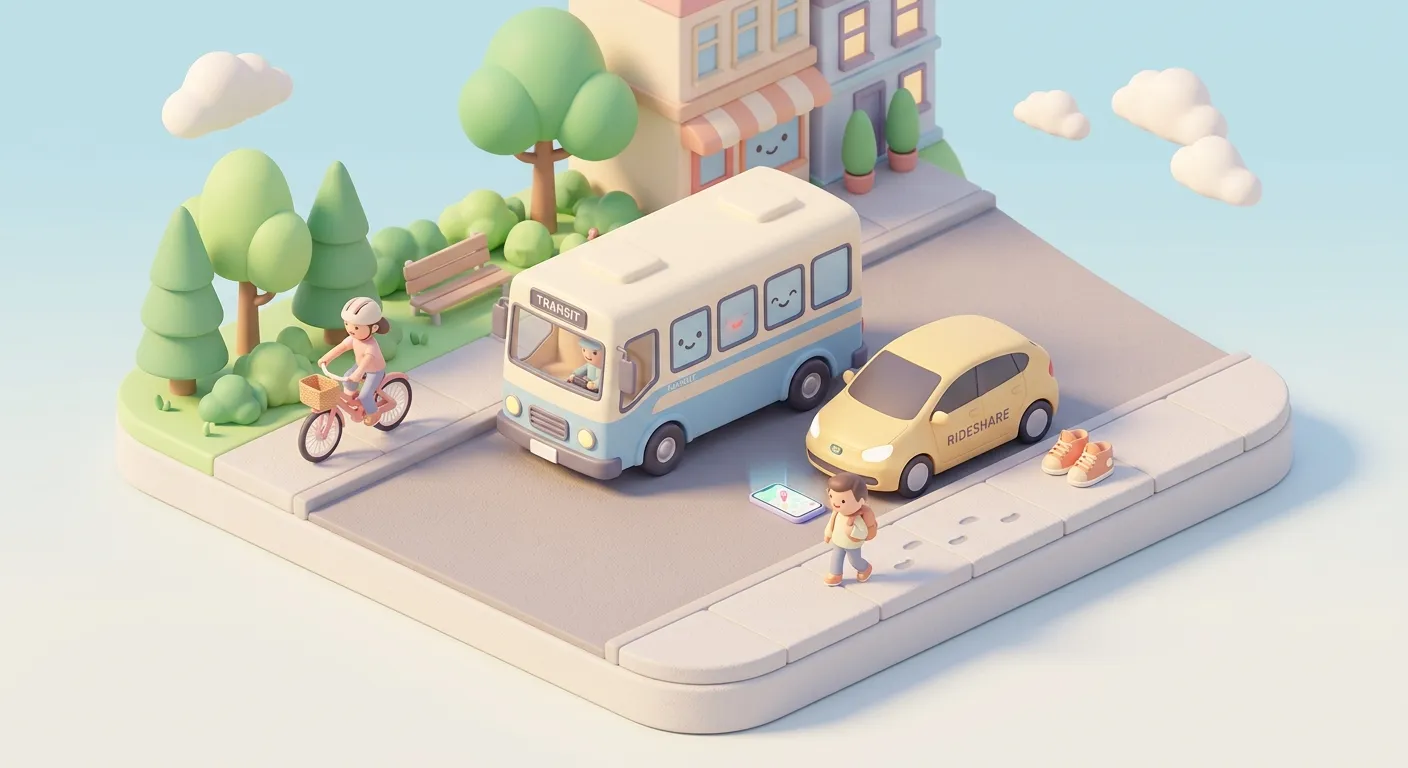 Senior transportation alternatives including rideshare and community transit