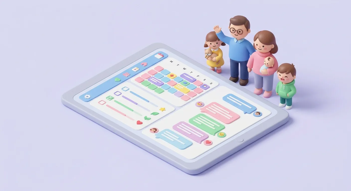 Organized caregiving system with shared tools