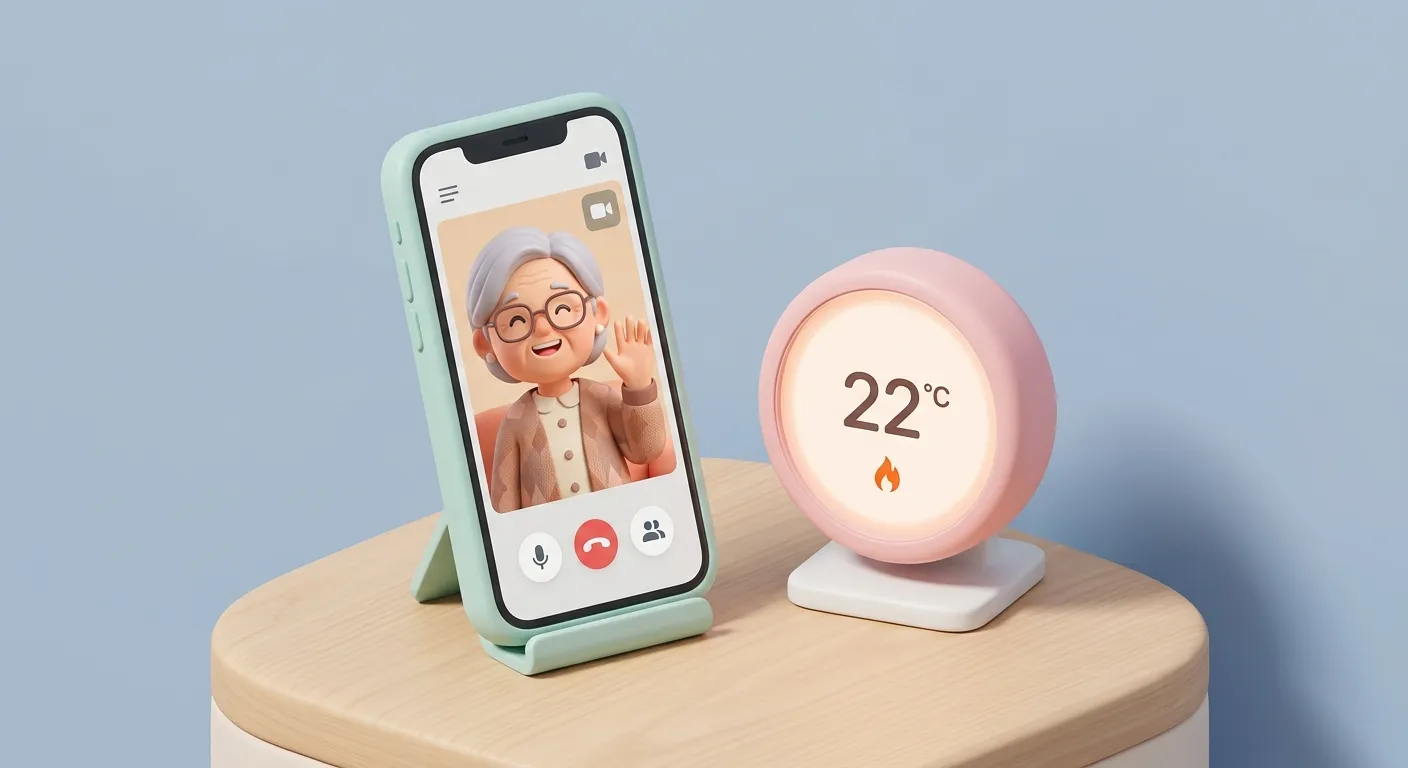 Checking on elderly parents during summer heat wave